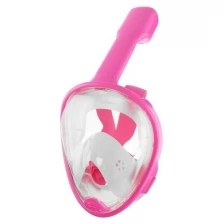 Маска для снорклинга, детская, размер XS, цвет розовый ONLITOP 4136084 .