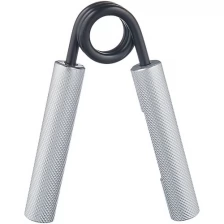 Эспандер кистевой пружинный INDIGO 50 кг алюминевые ручки 6012 HKGR Серый металлик